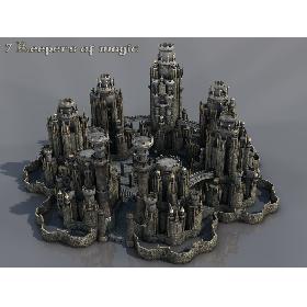 Large fantasy castle